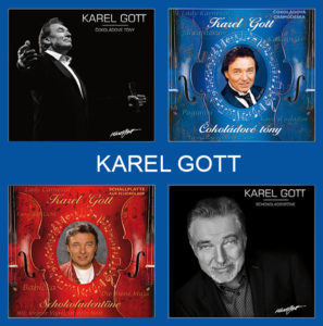 Čokoládová gramofonová deska 80g – Karel Gott