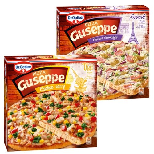 Pizza Guseppe nové příchutě