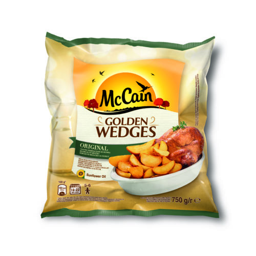 Pečené brambory McCain Golden Wedges