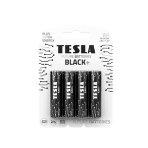 Alkalické baterie TESLA BLACK+