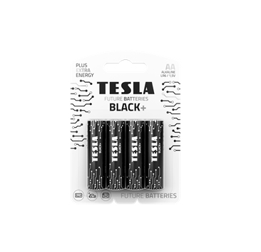 Alkalické baterie TESLA BLACK+
