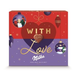 Vánoční edice pralinek I Love Milka
